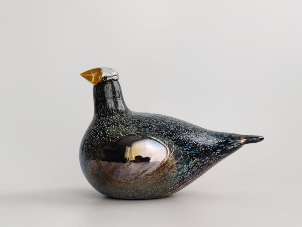 工芸品  birds oiva toikka wood grouse Wood Grouse bird Oiva Toikka Koppelo Design glass Iittala Finland