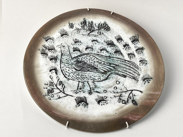 Oiva Toikka - Decoration plate with bird of Fauna Fennica series