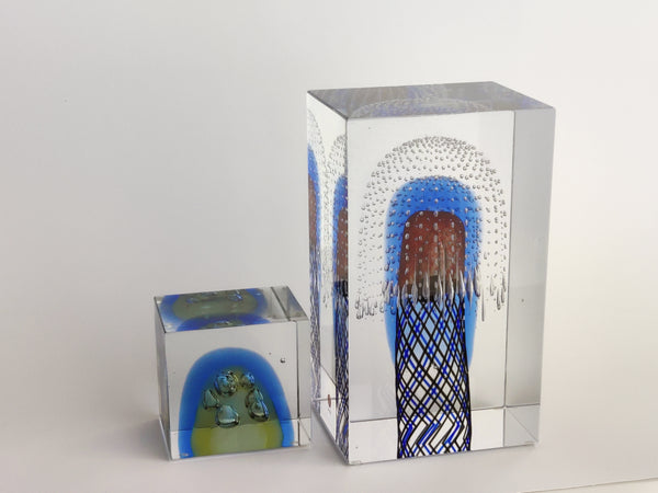 Oiva Toikka - Special large Art Glass Celebration Cube nr. 102/200 year 2009