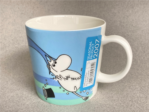 Summer-07, The Dolphindive Moomin mug   (with sticker)