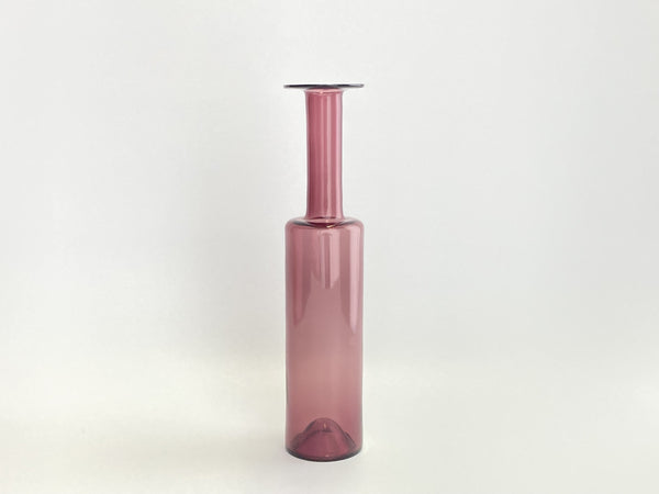 Nanny Still vase bottle old rose Riihimäem Lasi Oy