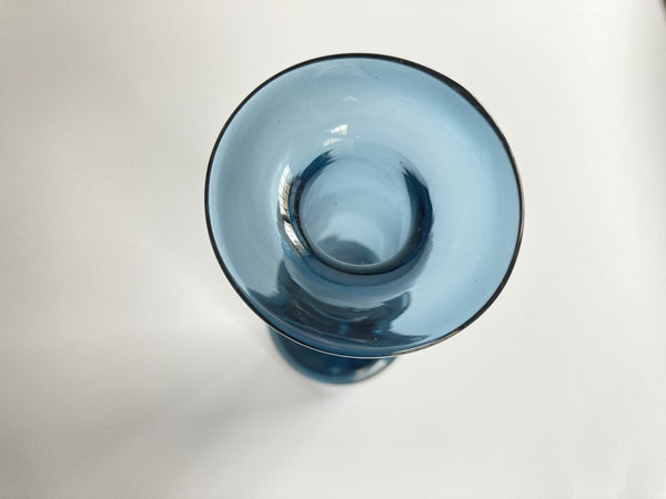 Nanny Still vase / bottle denim blue Riihimäen Lasi (G2)
