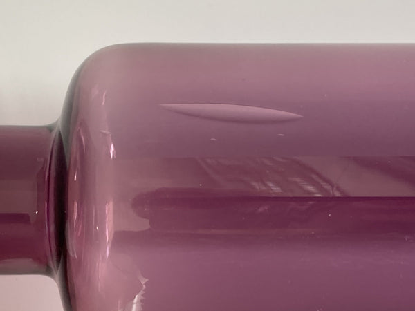 Nanny Still vase / bottle  purple red Riihimäen Lasi (G1)