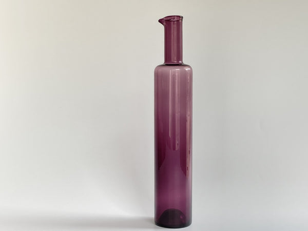 Nanny Still vase / bottle  purple red Riihimäen Lasi (G1)