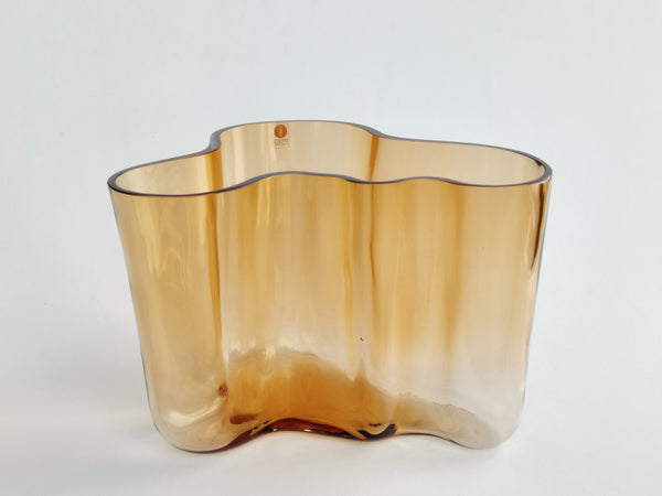 Alvar Aalto Vase Jubilee 1996 Rio Brown 140mm