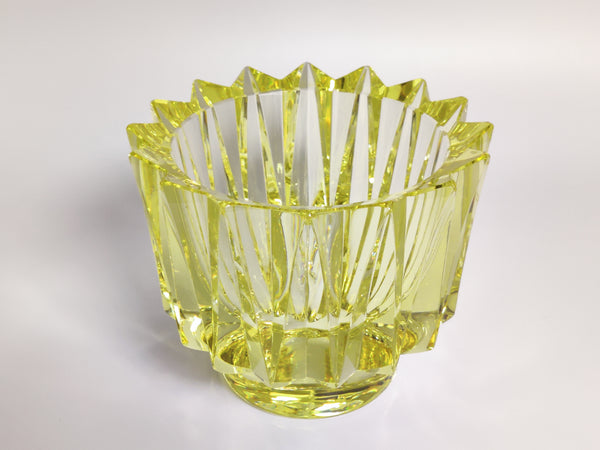 Aimo Okkolin - Kruunu - The Crown - cerium crystal glass sculpture Riihimäen Lasi Finland