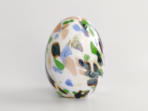 Alder Thrush's Egg Annual Egg 2014 Oiva Toikka Design glass