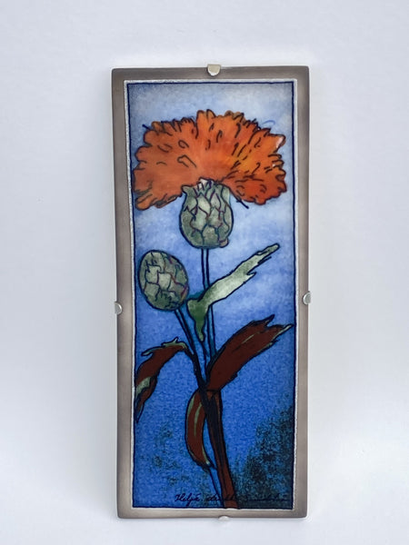 Heljä Liukko-Sundström Ceramic art plate 25cm - Aurinko kutsuu - The Sun is Calling - Arabia 1993