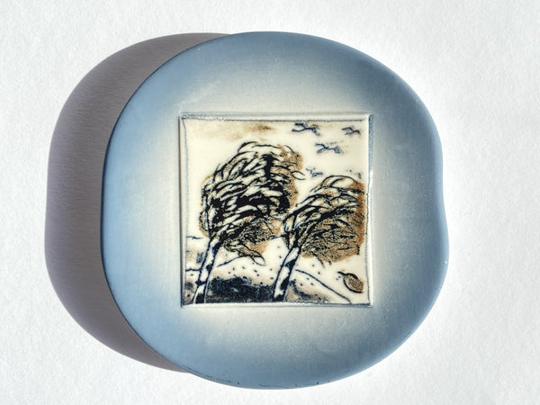 Heljä Liukko-Sundström - Wall Plate Winter, Spring, Summer, Autumn by Arabia 1985
