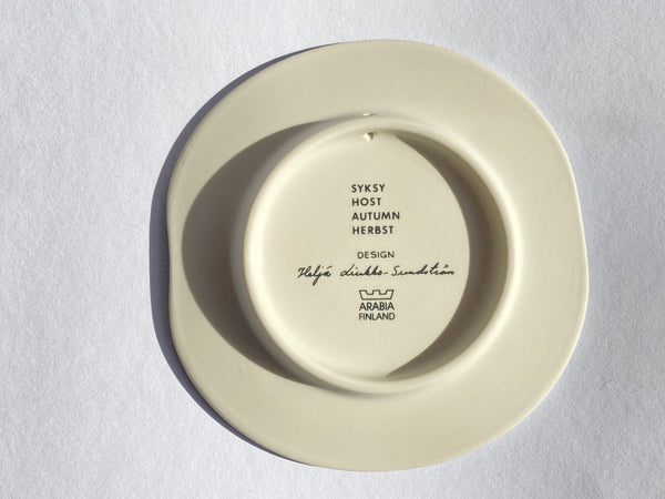 Heljä Liukko-Sundström - Wall Plate Winter, Spring, Summer, Autumn by Arabia 1985