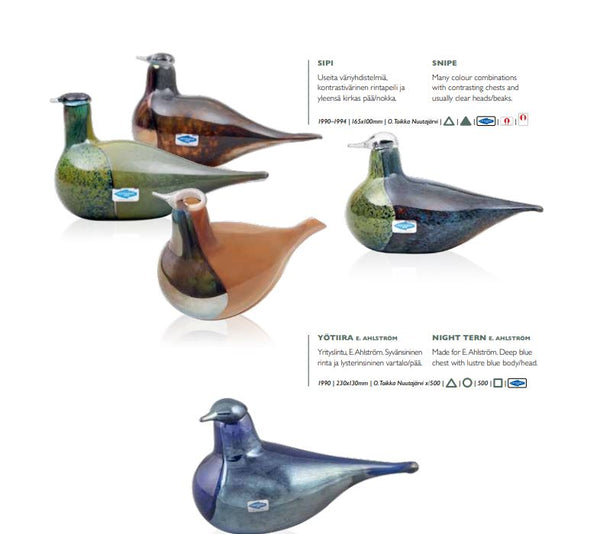 Toikan Lasilinnut kirja- Toikka's Glass Birds book 2024 (NEW)