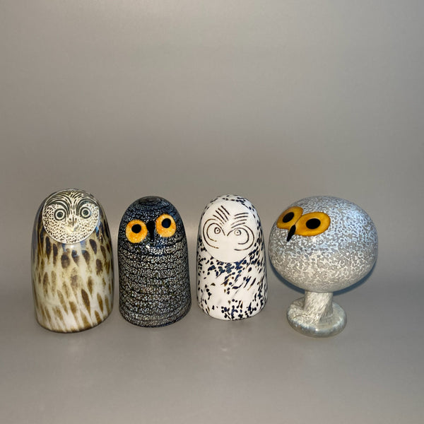 Tengmalm's Owl - Helmipöllö - Oiva Toikka Nuutajärvi 1997-1998