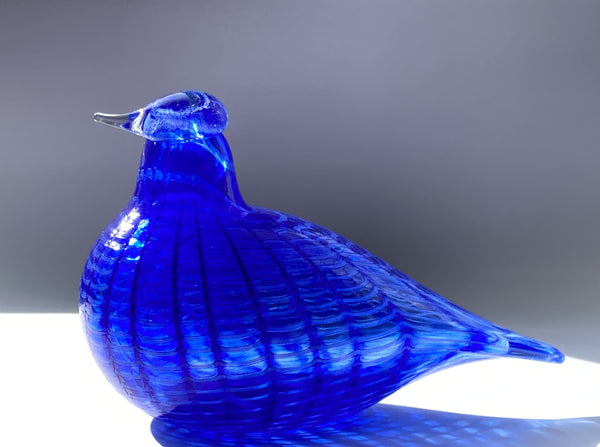 Bluebird - Sinisulka - Birds of Passage by Oiva Toikka Nuutajärvi Finland