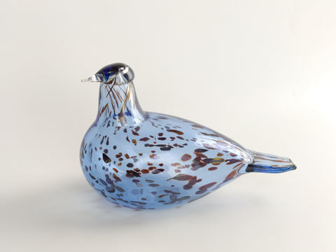 Blue Sapphire Aqua Oiva Toikka bird design Iittala Finland 2019