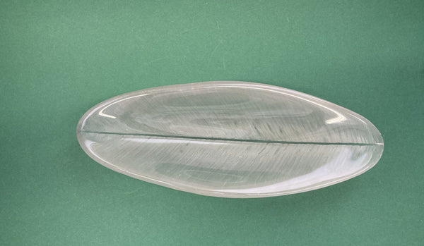 Tapio Wirkkala Art Glass Feather 3369 Sulka 3869 from year 1955 Iittala Finland