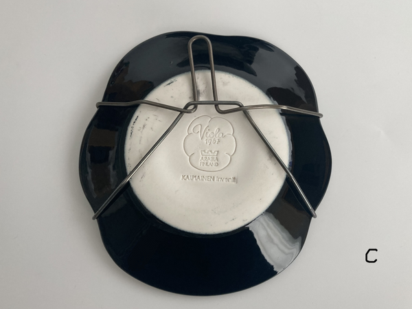 Birger Kaipiainen - Wall Plate small "Viola" Arabia Finland