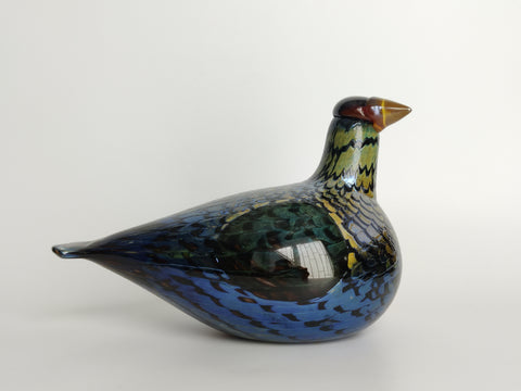 工芸品 OIVA TOIKKA Rusotintti Stora Enso 2005 Rusotintti Special bird for Stora Enso Oiva Toikka Iittala