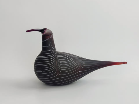 工芸品  Birds by Toikka Sky Curlew Curlew Oiva Toikka glass bird design Iittala Finland - Damsténs