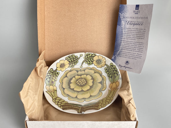 Birger Kaipiainen - ELEGANCE /2  Wall Plate Pro Arte Arabia Finland (numbered) in Box
