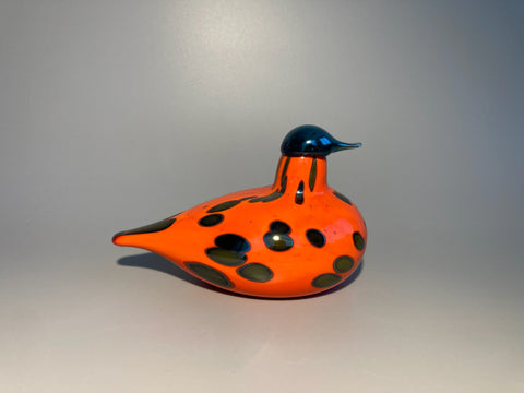 Firebird Oiva Toikka design Nuutajärvi Birds of Passage glass bird