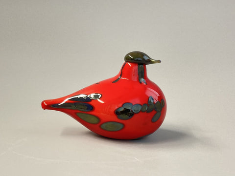 Firebird Oiva Toikka design Nuutajärvi Birds of Passage glass bird