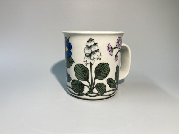 Flora series - Chocolate Mug - decoration by Esteri Tomula  Arabia 1979-1981