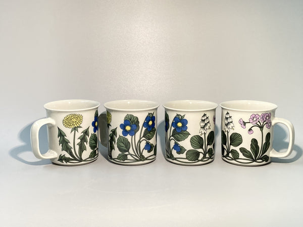 Flora series - Chocolate Mug - decoration by Esteri Tomula  Arabia 1979-1981