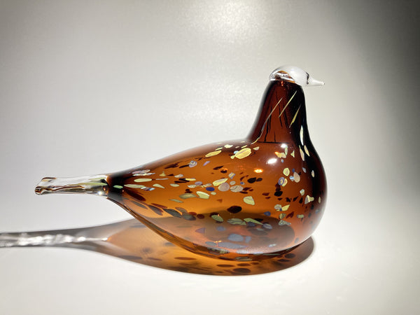 Pekkasiini Brown Oiva Toikka Birds Iittala Finland (NEW)