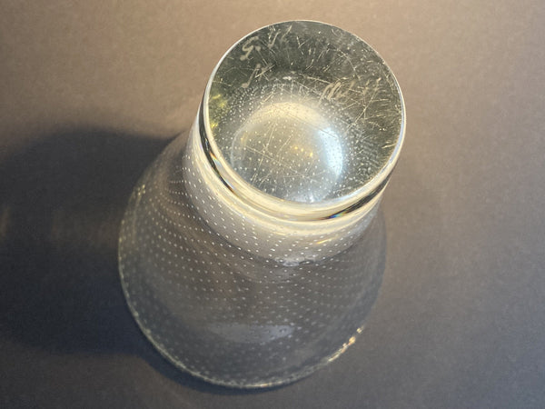 Gunnel Nyman Clear vase 20 cm Nuutajärvi Notsjö GN12