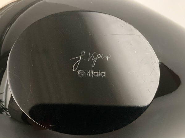 Giorgio Vigna - large Circoli bird sculpture black 2007