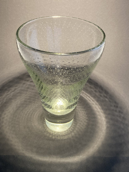 Gunnel Nyman Clear vase 20 cm Nuutajärvi Notsjö GN12