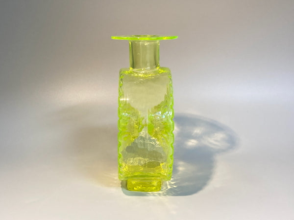 Helena Tynell - Sun Bottle yellow 2/4 Riihimäen Lasi Aurinkopullo 1964-1974