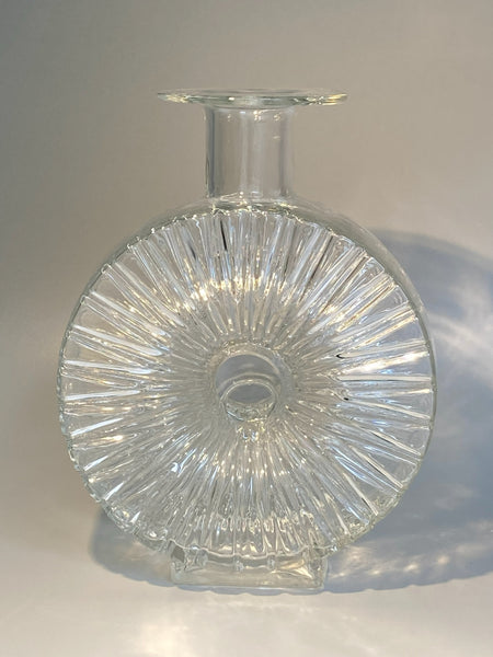 Helena Tynell - Sun Bottle clear 3/4 Riihimäen Lasi Aurinkopullo 1964-1974