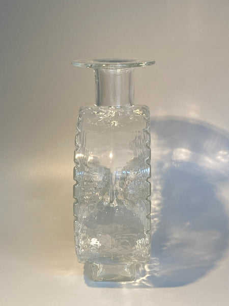 Helena Tynell - Sun Bottle clear 3/4 Riihimäen Lasi Aurinkopullo 1964-1974