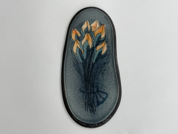 Heljä Liukko-Sundström - Flower Wall Plate 23cm by Arabia 1981