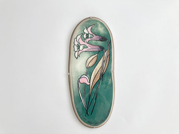 Heljä Liukko-Sundström - Flower Wall Plate 32cm by Arabia 1991