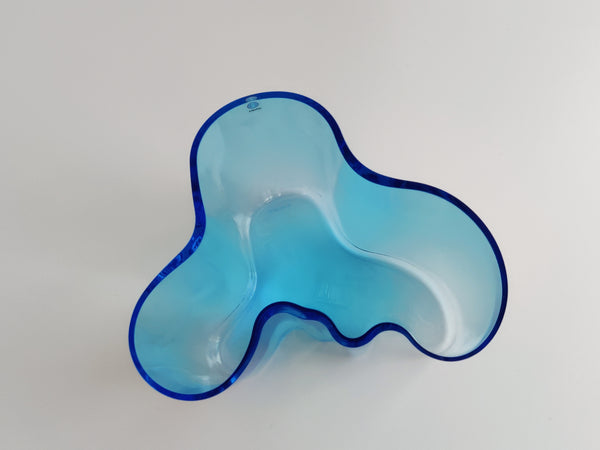 Alvar Aalto Vase Light Blue 160mm Iittala Finland