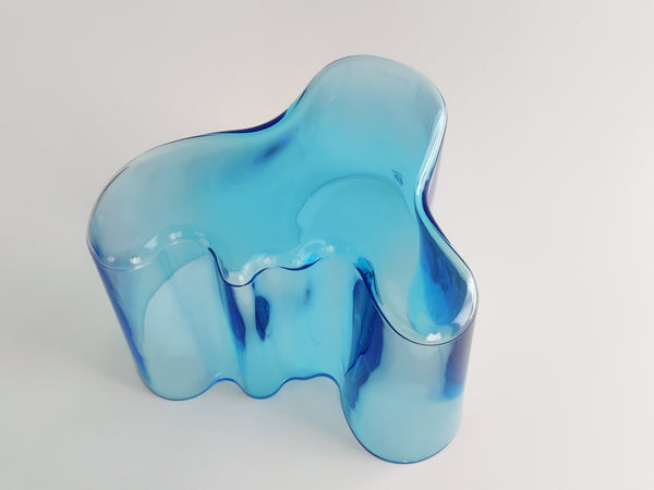 Alvar Aalto Vase Light Blue 160mm Iittala Finland