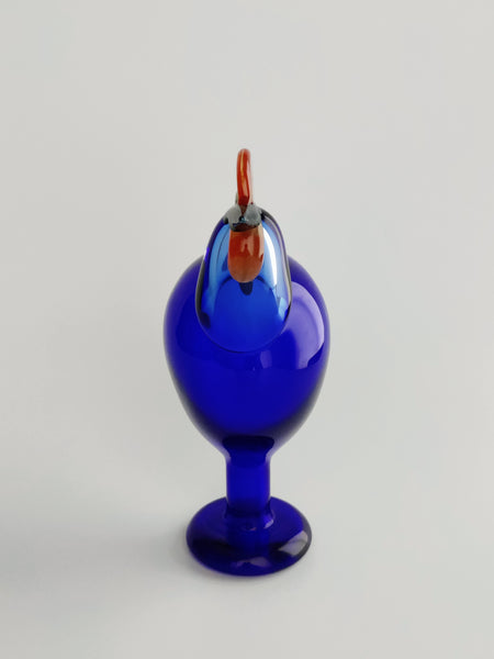 Rooster Blue Birds by Toikka 25 Years Anniversary Bird - Oiva Toikka Nuutajärvi