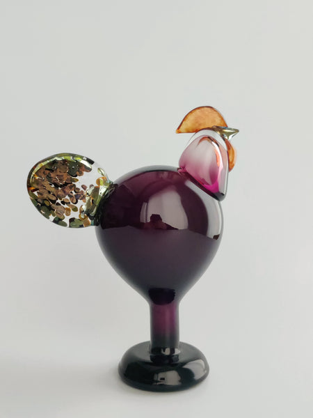 Rooster Oiva Toikka Birds Annual Bird 1998 Nuutajärvi Iittala Finland