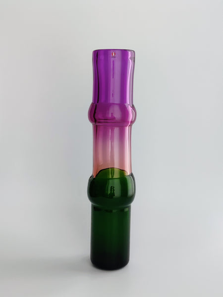 Oiva Toikka Bamboo - amethyst-salmon pink-green 68/100 Iittala Finland