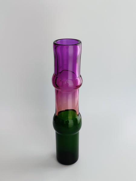 Oiva Toikka Bamboo - amethyst-salmon pink-green 68/100 Iittala Finland