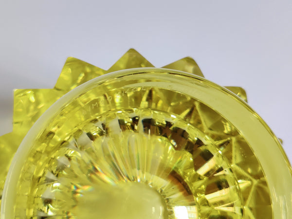 Aimo Okkolin - Kruunu - The Crown - cerium crystal glass sculpture Riihimäen Lasi Finland