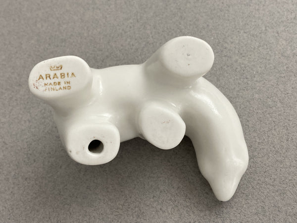 Raili Eerola - Ice bear figurine vintage Jääkarhu Arabia 1960:s