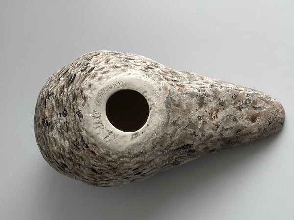 Ceramic figurine Nightjar - Kehrääjä - design by Anja Järvinen, Rauma, Finland