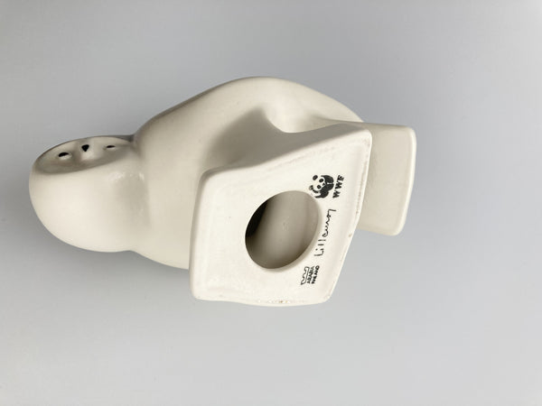 Ceramic figurine for WWF design by Lillemor Mannerheim-Klingspor, Arabia -80:s