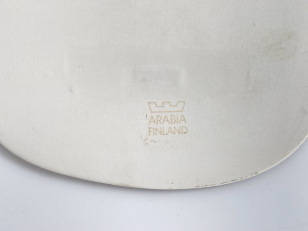 Heljä Liukko-Sundström  Ceramic Art Plate 28,3cm - 'Ruiskukka ja päivänkakkara' - Arabia 1995