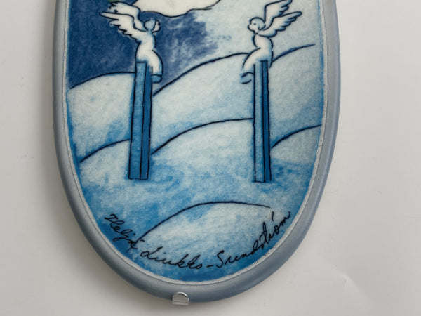 Heljä Liukko-Sundström - Flower Wall Plate 32cm Arabia 2000 (in box)