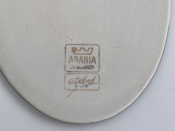 Heljä Liukko-Sundström - Flower Wall Plate 23cm by Arabia 1981