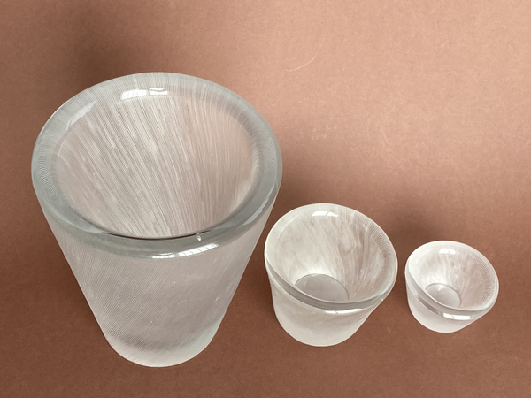 Tapio Wirkkala - Comb polished vase 3535 from 1955 Iittala Finland